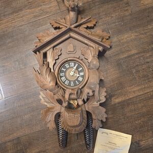 Rustic Brown Cuckoo Clock